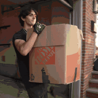 the junk heroes carrying box gif